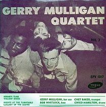 GERRY MULLIGAN - The Gerry Mulligan Quartet Vol. 3 cover 